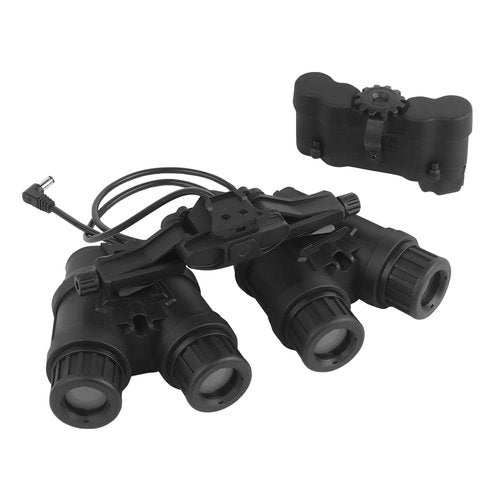 Jungle Leopard GPNVG-18 NVG Dummy Model, Side Flipping Night Vision Goggle for Larping Cosplay Airsoft Movie Tactical Props(Black)