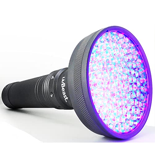 UV LED Flashlight 385-395nm UVBeast V2 High Power Wide Beam Professional UV Torch