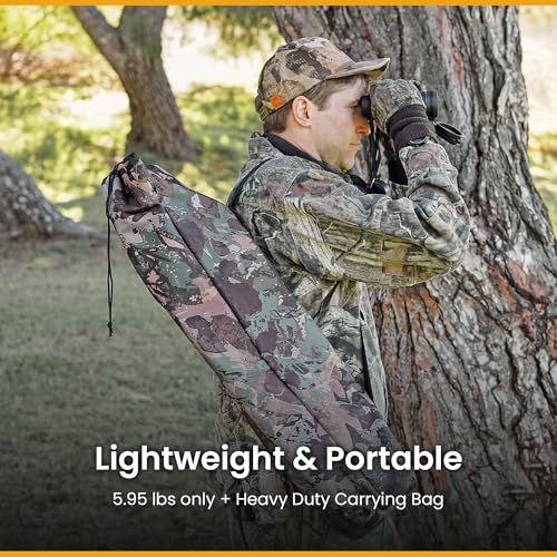 Camouflage 360° Swivel Hunting Chair Stool Seat - Stealthy, Portable, Stable