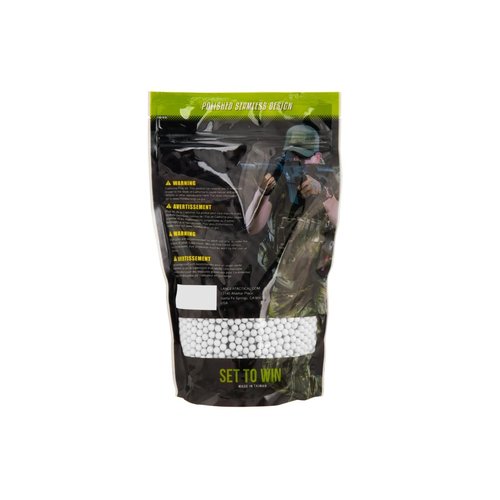 Lancer Tactical Outdoor Field BBS Bulk White High FPS Performance -0.20g-0.28g - 3 Pack