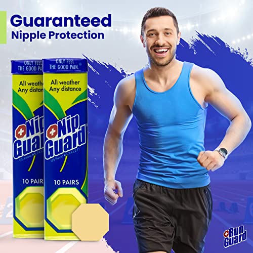 NipGuards 60 Pairs Anti-Chafing Nipple Covers for Endurance Athletes - Guaranteed Protection Since 1998