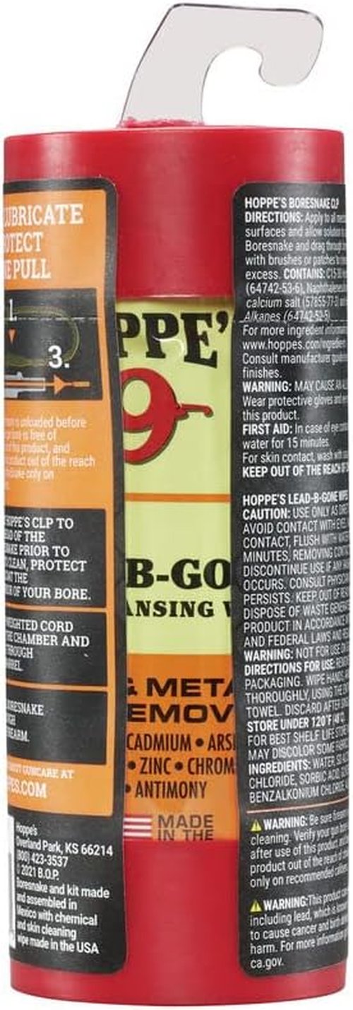Boresnake | 9mm Pistol Cleaning Kit with CLP - Efficient, Compact Design for Easy Maintenance