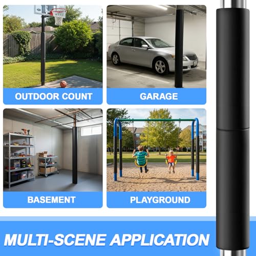 Silipull 4-4.5 Inch Round Waterproof Basketball Pole Padding Safety Guard