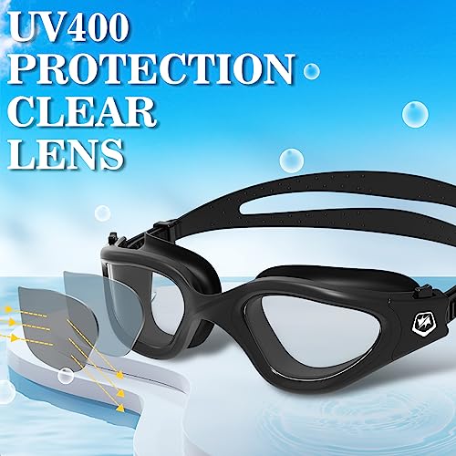 Swimming Goggles for Men Women Teens Anti Fog UV Protection Clear Vision