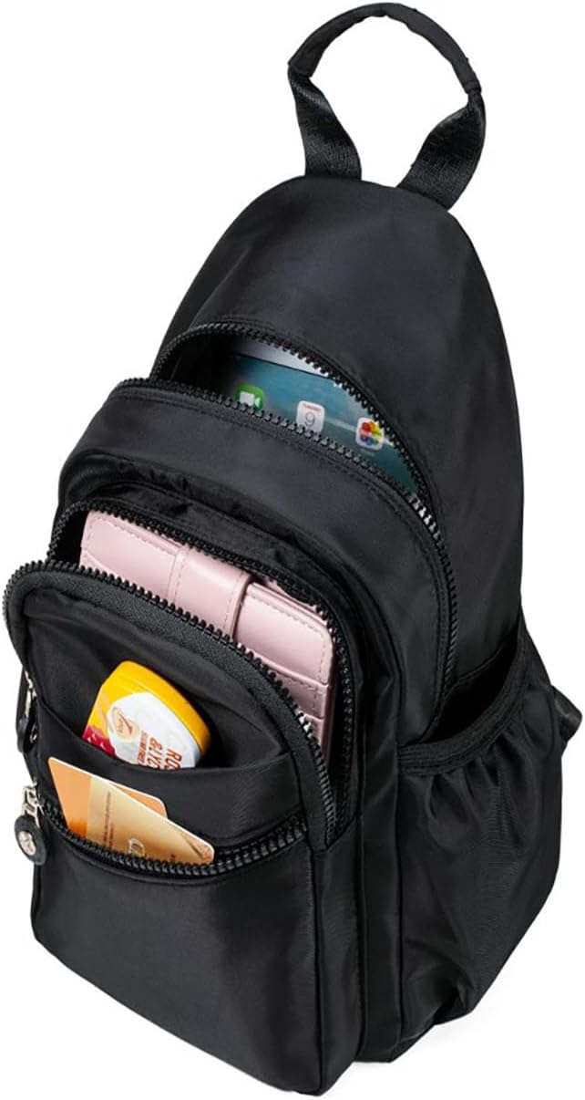 Xsecnua Small Crossbody Sling Bag - Versatile Mini Backpack for Travel | Stylish Chest Bag