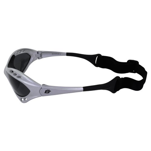 Birdz Eyewear Seahawk Polarized Sunglasses for Watersports Jet Ski Surfing Kayaking 3 Pairs Black & Silver Frames w/Smoke Lenses & Black Frame w/Blue Lens