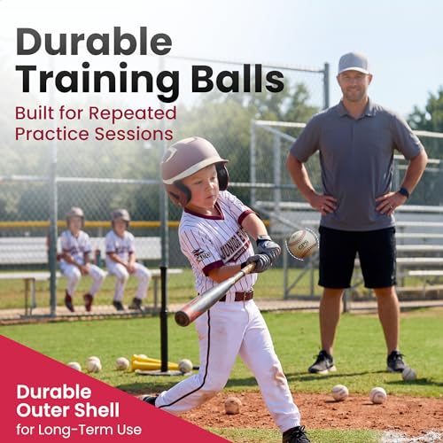 Soft Practice Baseballs for Kids - Low Impact Safety Training 6 Pack