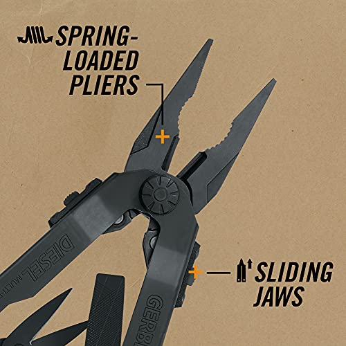 12-in-1 Multi-Tool Pliers Set with Needle Nose, Screwdrivers, and More