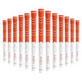 Jumbo Golf Grip - All-Weather Soft Rubber, 0.60" Core, Orange, 13 Pack