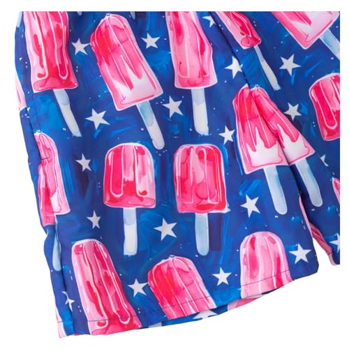 Baby Boys Swim Trunks 5T Popsicles Toddler Swim Shorts with Liner Summer Bathing Suit