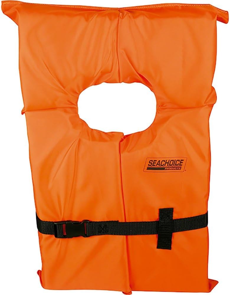 Seachoice Life Vest - Type II Personal Flotation Device for Safety | Comfortable Fit