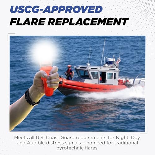 TEKTITE SOSeFLARE Day/Night Kit Electronic Boat Distress Flare Waterproof LED