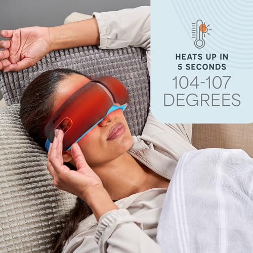 Lifepro Oculax Portable Eye Massager with Heat and Vibration - Blue, 1 Count