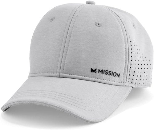 MISSION Cooling Vented Performance Hat - Unisex One Size Cap for Workouts, Golf & Running