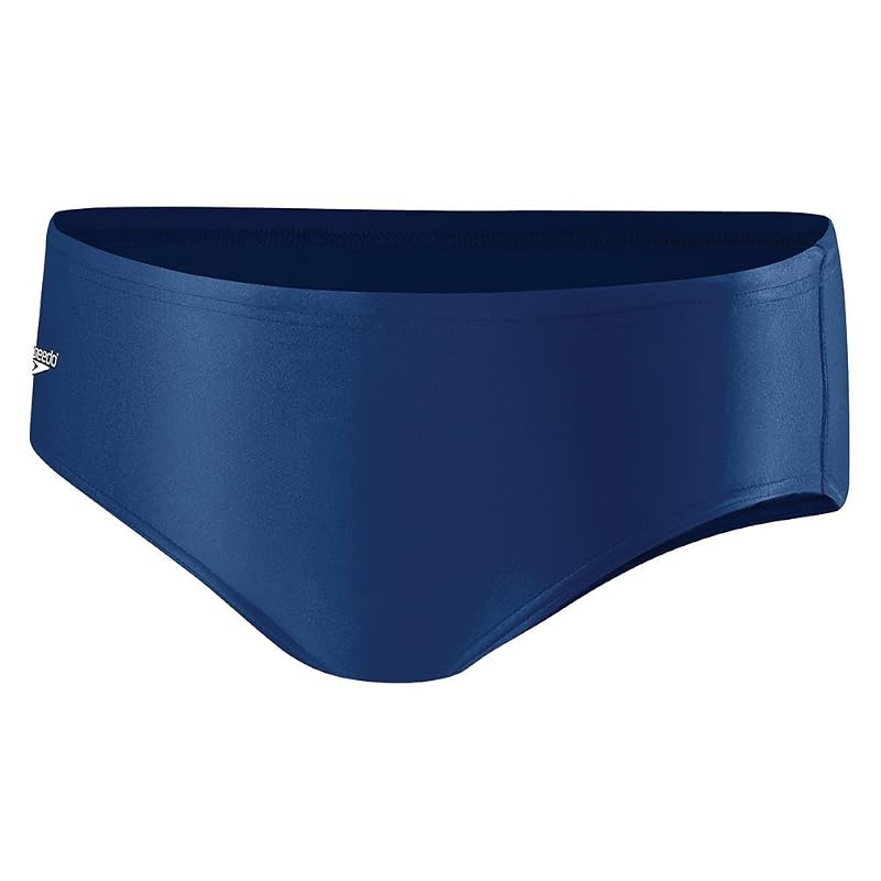 Speedo Men's Swimsuit Brief Powerflex Eco Solid Navy - Size 36