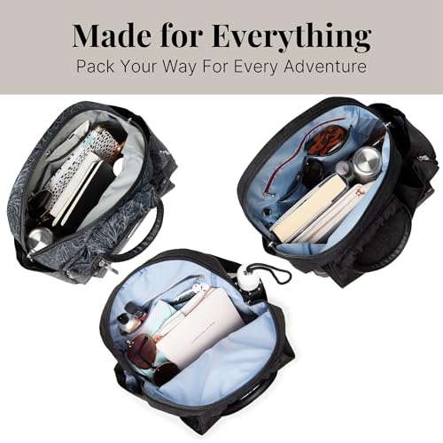 Women's RFID Phone Wristlet Backpack - Heritage Black, One Size