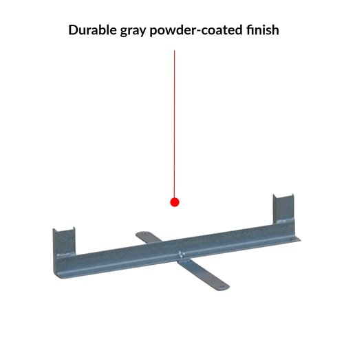 Birchwood Casey 18" Steel Folding Target Stand for Shooting - Durable Powder-Coated Metal Target Base Stand with 4 Stake Holes