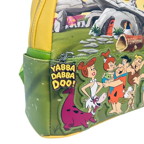 Loungefly Flintstones Mini Backpack - Officially Licensed Cartoon Bag