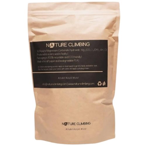 Nature Climbing Raw Chalk Bag - Premium Sports Chalk for Rock Climbing, Bouldering, Gym, and Weightlifting - High-Performance Powder for Superior Grip Formula