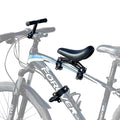 Front Bicycle Child Seat Set with Handlebar & Foot Pedals for MTB & City Bikes