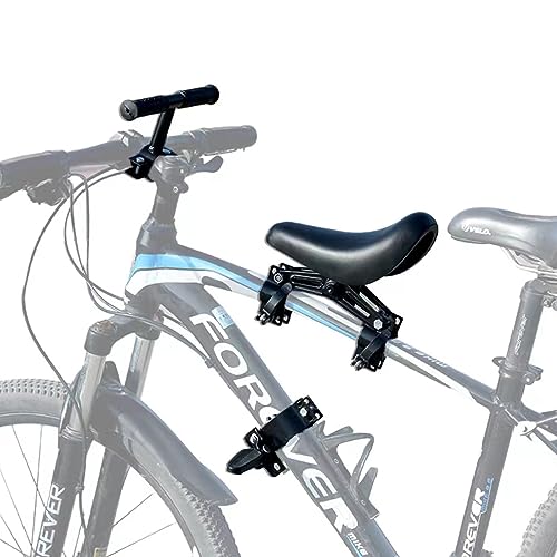 Front Bicycle Child Seat Set with Handlebar & Foot Pedals for MTB & City Bikes