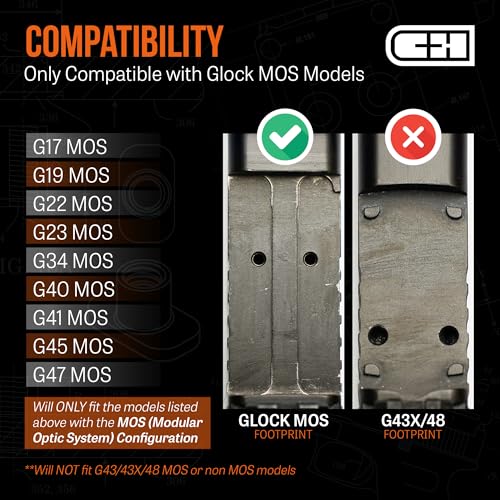 Glock MOS Adapter Plate for Holosun EPS & EPS Carry - Made in USA