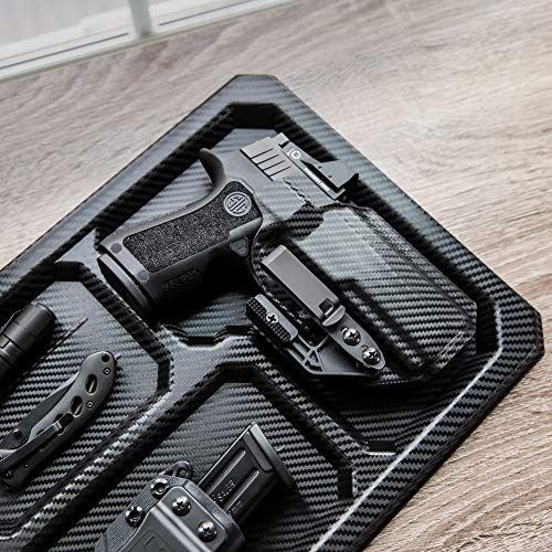 Tulster OATH IWB Kydex Holster for Ruger MAX-9 with Optic Compatibility - Carbon Fiber Black