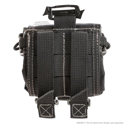 Maxpedition Rollypoly Folding Dump Pouch (Black) 9.4 inch