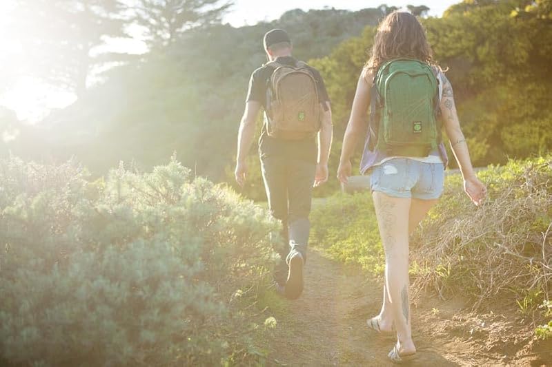 Dime Bags Classic Hemp Backpack - Forest Edition, All-Gender, Airtight, Durable