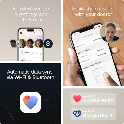 Withings BPM Vision Digital Blood Pressure Monitor with WiFi & Bluetooth