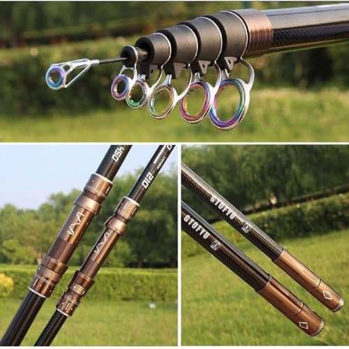 Telescopic Fishing Rod 7Ft 9Ft 12Ft 15Ft Carbon Portable Spinning Baitcasting