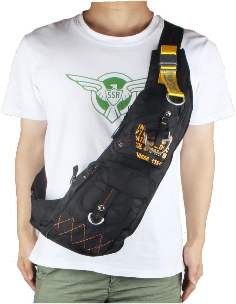 Skiennix Nylon Sling Chest Bag - Versatile Daypack for Travel & Gym | Lightweight & Durable