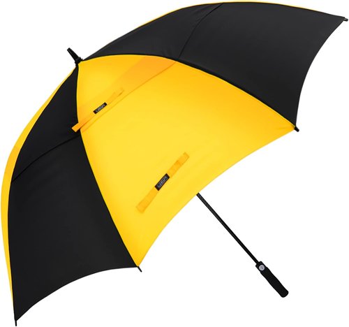 G4Free Automatic Open Golf Umbrella - Oversized Double Canopy, Windproof & Waterproof | 47-72 Inch Sizes