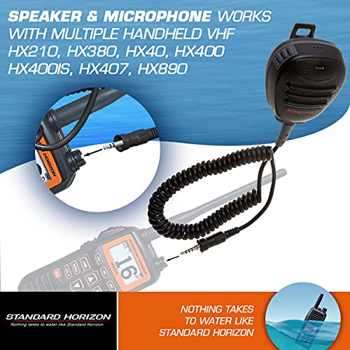 Standard STD-CMP460 Handheld VHF Radio Speaker/Mic - Standard Packaging