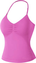 VOYJOY Workout Tank Top - Impact Longline Strappy Design for Women | Comfortable Gym Sports Bra