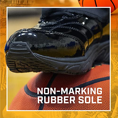 3N2 Reaction Men's Wide 11 Black Patent Leather Basketball Referee Shoes