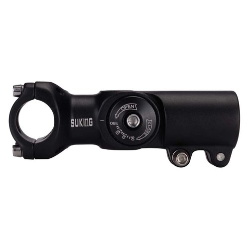 CYSKY 31.8 Stem 60mm Adjustable 0-90 Degree MTB Stem Mountain Bike Stem Riser Bicycle Handlebar Stem for Mountain Bike Road Bike BMX City Cycling