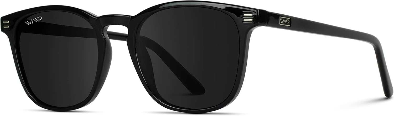 WearMe Pro WMP Eyewear - Men's Polarized Modern Rounded Square Sunglasses | UV Protection