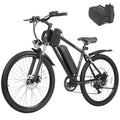 Hoverfly 26 Inch Matt Black Electric Bike 750W Motor 20-40 Mile Range Adults