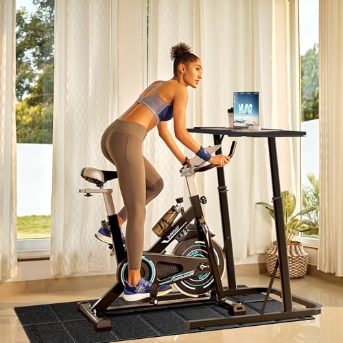 VTORY Black Adjustable Height Standing Desk for Treadmill Walking & Cycling