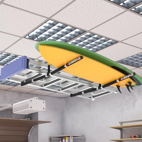 GanFindX Adjustable Ceiling Kayak Storage Rack for Garage & Watercraft
