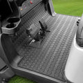 Golf Cart Floor Mat Anti-Slip Hexagonal Pattern Black Trim for Club Car Precedent & Onward