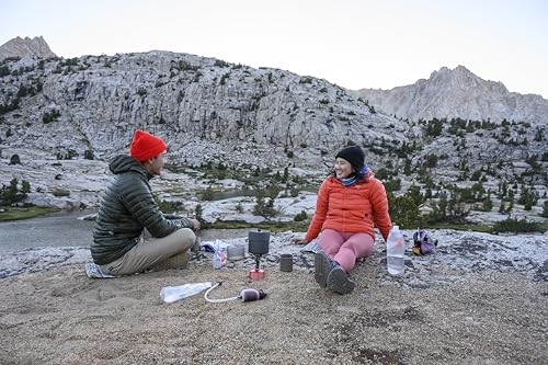 MSR PocketRocket Deluxe Ultralight Camping Stove Kit with Storage Bag