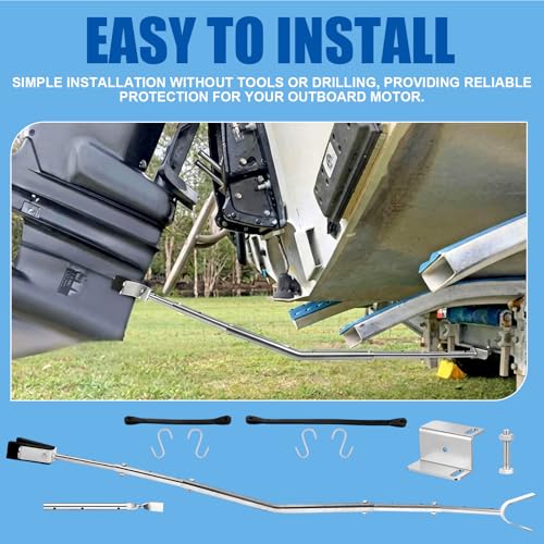 Heavy-Duty Adjustable Transom Saver for Outboard Motors