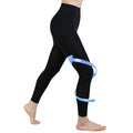 20-30mmHg Medical Compression Pantyhose, Women Compression Stockings & Leggings, Opaque Footless High Waist Opaque Compression Tights for Varicose Veins, Graduated Support Hose for Doctor (M, Black)