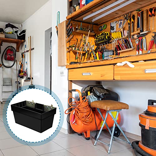 BBTO 4-Piece Heavy Duty E-Track Storage Bins for Trailer Garage Workshop Tool Organizer