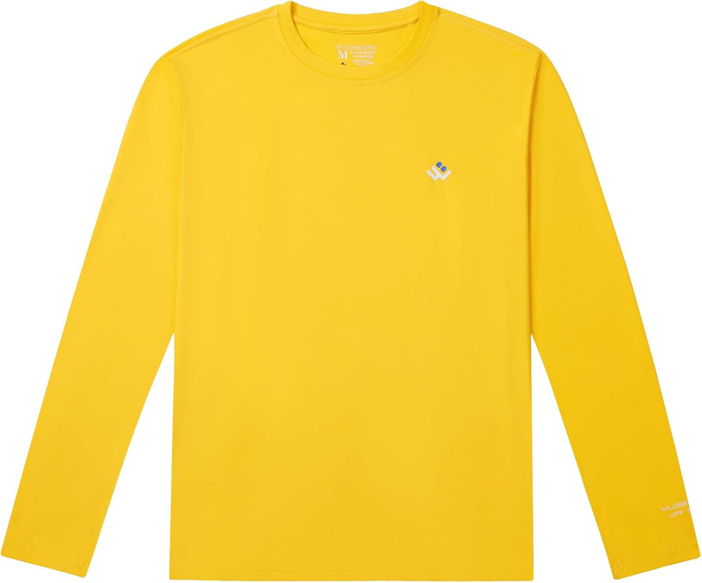 Skiennix Men’s Lightweight Long Sleeve T-Shirt - UPF 50+ UV Sun Protection for Outdoor Activities