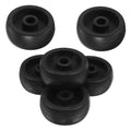 HAWILLOSCH Universal Gym Roller Wheels 6-Pack Replacement Casters for Fitness Equipment Treadmills Exercise Bikes Rowing Machines 1.85 Inch Durable Plastic Rollers for Smooth Mobility
