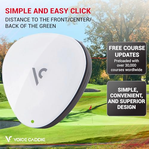 Voice Caddie VC300SE Golf GPS Rangefinder with Voice Output & Course Recognition