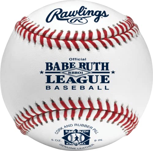 Baseballs for Babe Ruth League - Rawlings Competition Grade, Dozen - Youth 14U